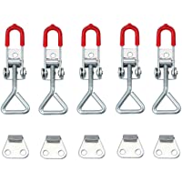 AUTOUTLET Abrazadera de Palanca de Metal- 5PCS Cierre de Palanca de Metal Ajustable- Capacidad de Retención de 100kg…